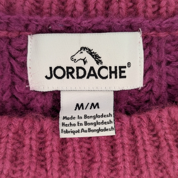 Jordache║Knit Striped Sweater║Size M - Picture 4 of 6